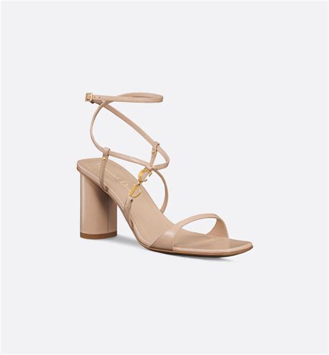 C'est Dior Heeled Sandal Nude Calfskin 